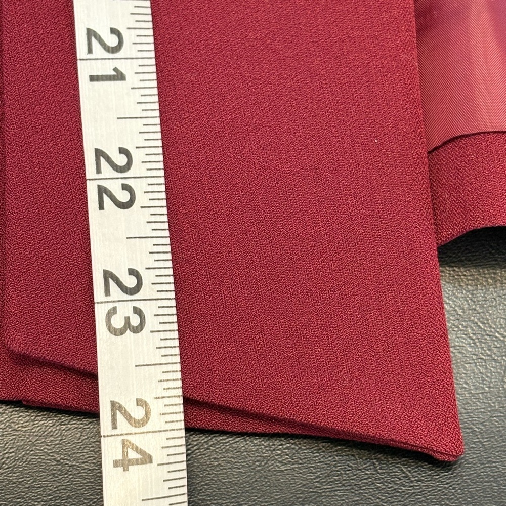 Kasper Deep Red Women's Blazer see description for size. Great condition. - Picture 12 of 12